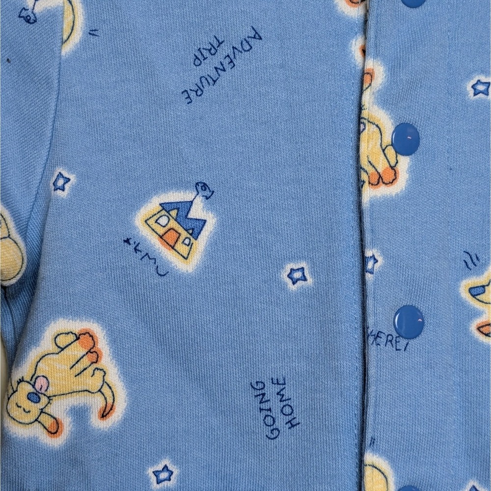 Vintage Carters Emu Namae 2000 Y2K Going Home Romper Footie One Piece 0-3 Months - Picture 3 of 8